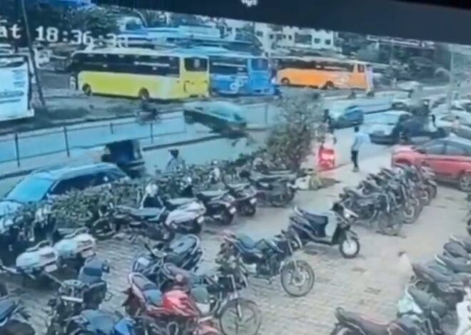 Shocking VIDEO: Newly Bought Car Goes Out Of Control In Pimpri-Chinchwad’s Bhosari On Pune-Nashik Highway