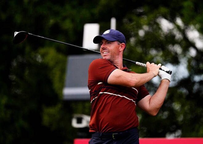 Rory McIlroy defies the hecklers to keep Europe’s Ryder Cup bid on track