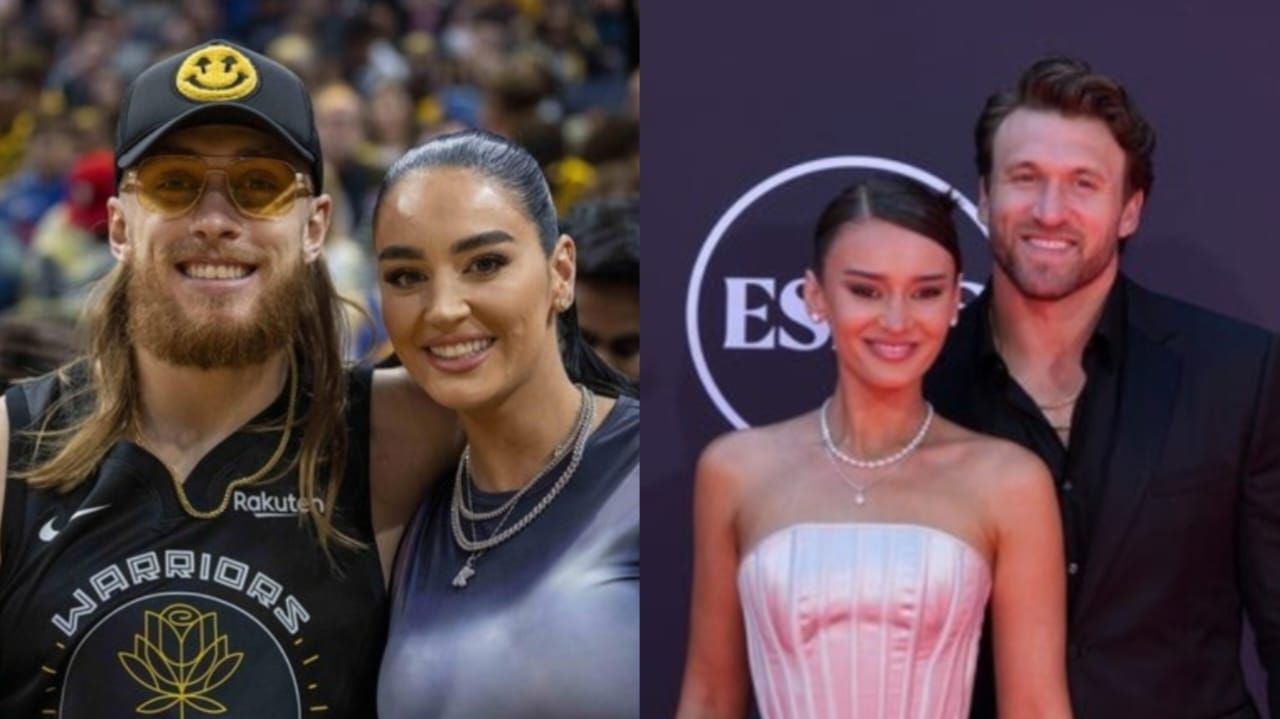 49ers Kyle Juszczyk designer wife Kristin Juszczyk drops 2-word reaction for George Kittle’s wife Claire’s stylish look
