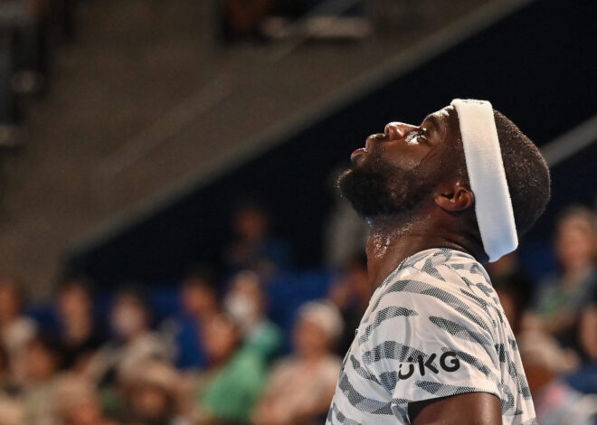 Frances Tiafoe smashes racket in first-round loss at Tokyo Open