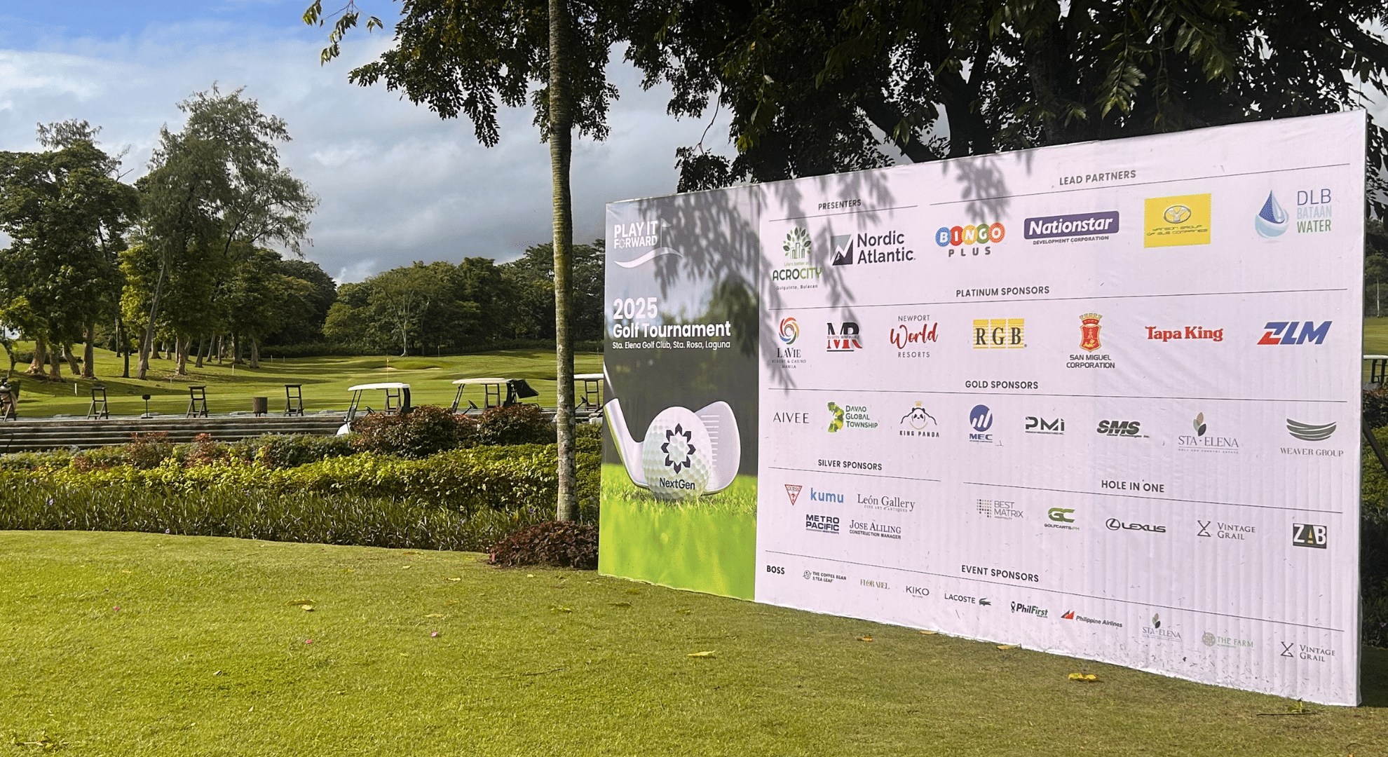 BingoPlus and Next Generation PH commemorates the annual ‘Play it Forward’ amateur golf tournament