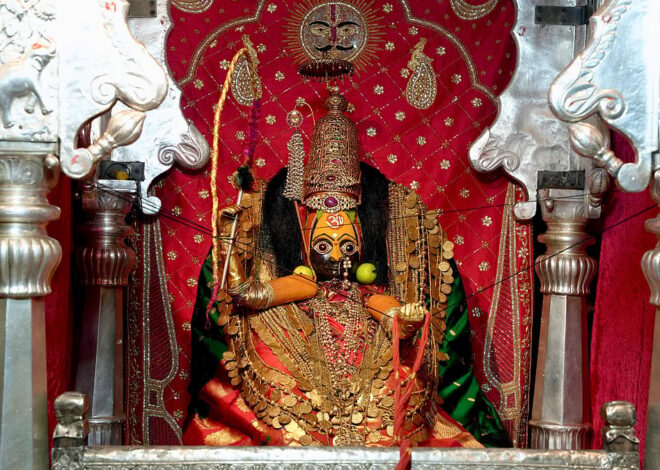 Maharashtra: Thousands Attend Rath Alankar Mahapuja At Tuljabhavani Temple