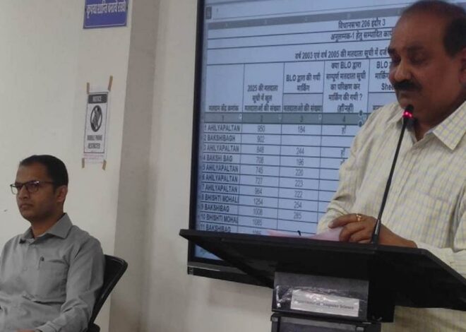 Indore News: Preparations For Special Intensive Revision Of Electoral Roll Reviewed
