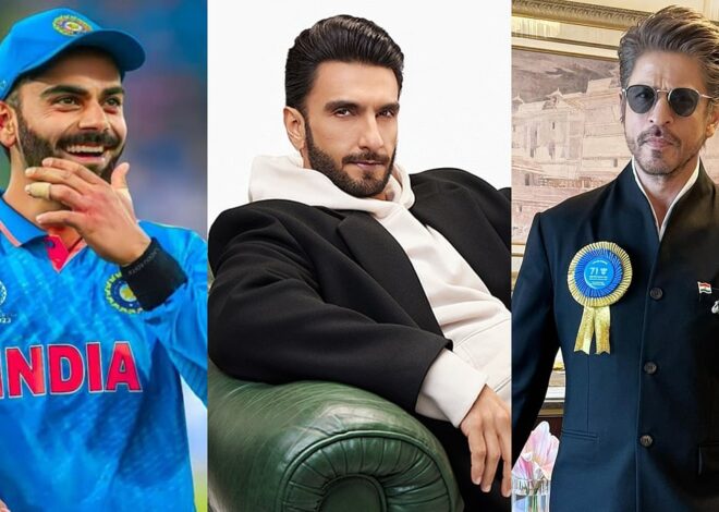 Virat Kohli, Ranveer Singh, Shah Rukh Khan Top India’s Most Valued Celebrity List; Bollywood Faces Competition From South