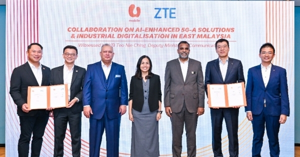 U Mobile, ZTE to spur digital transformation in East Malaysia with AI-enhanced 5G-A network solutions and intelligent 5G-enabled industrial campuses