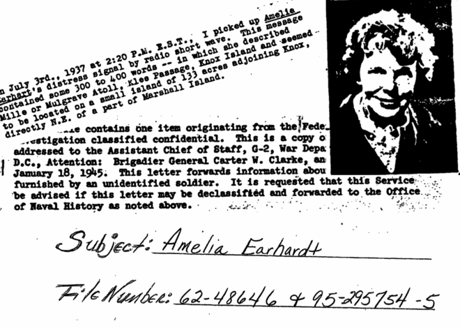 Amelia Earhart’s FBI File Is Being Declassified. These Secrets Might Be Inside.