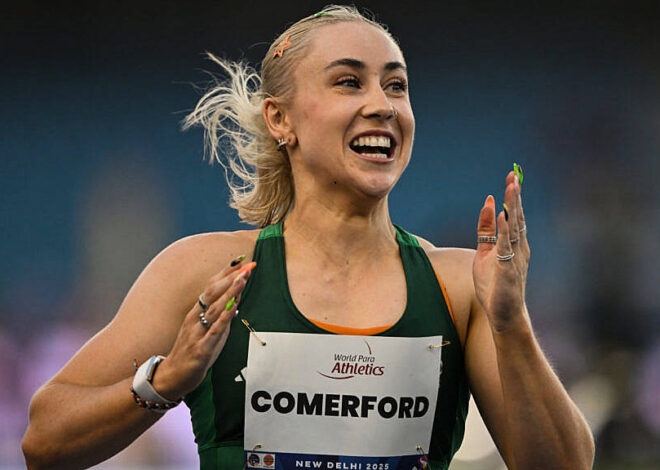 Orla Comerford secures second gold medal with 200m win at World Para Athletics Championships