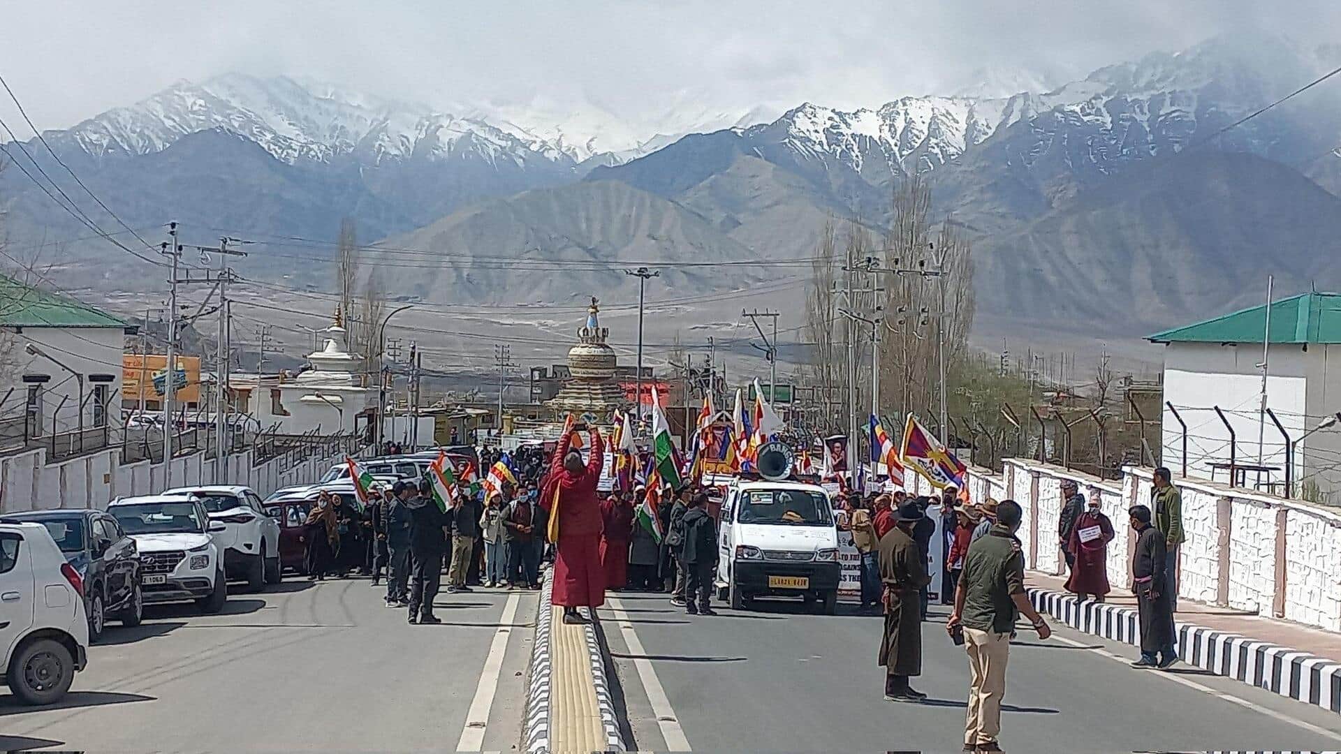 4 dead, curfew imposed as Ladakh’s statehood protests turn hostile