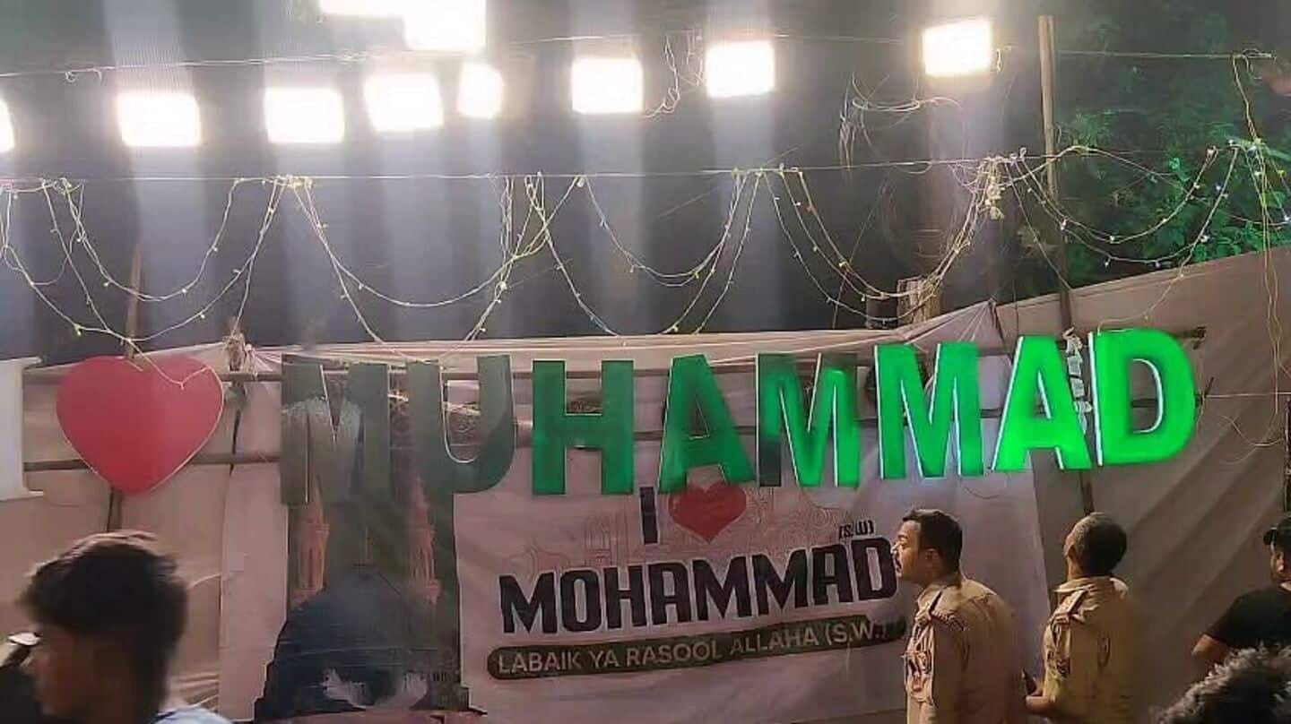 After UP, clash in Karnataka over ‘I Love Muhammad’ banner