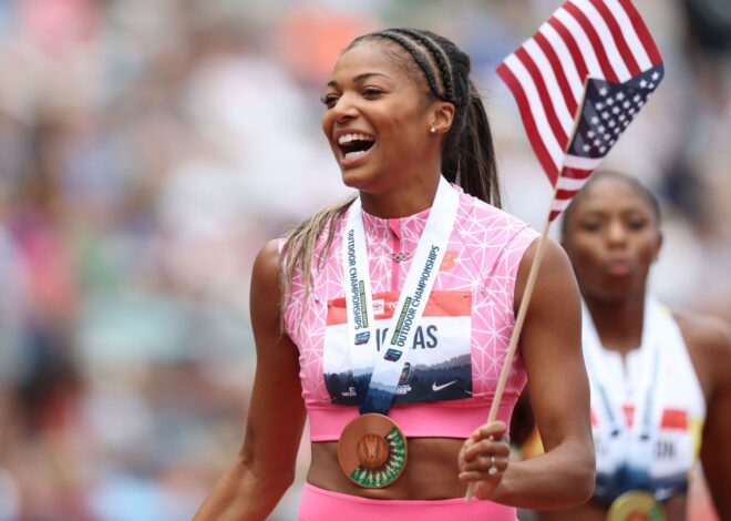 “Once my Achilles is feeling better” – Gabby Thomas gets back to track after dealing with injury that led her to skip world championships