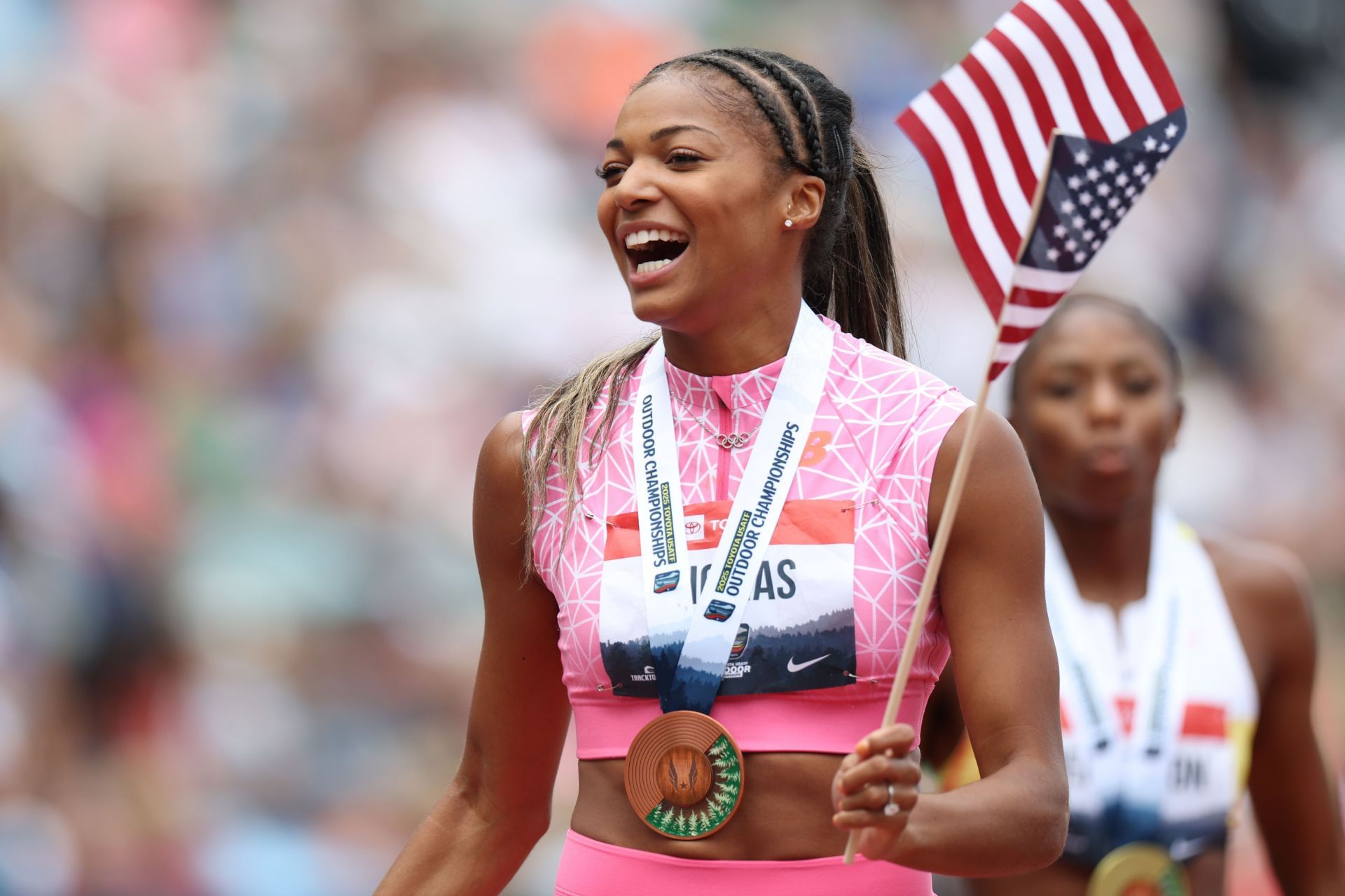 “Once my Achilles is feeling better” – Gabby Thomas gets back to track after dealing with injury that led her to skip world championships