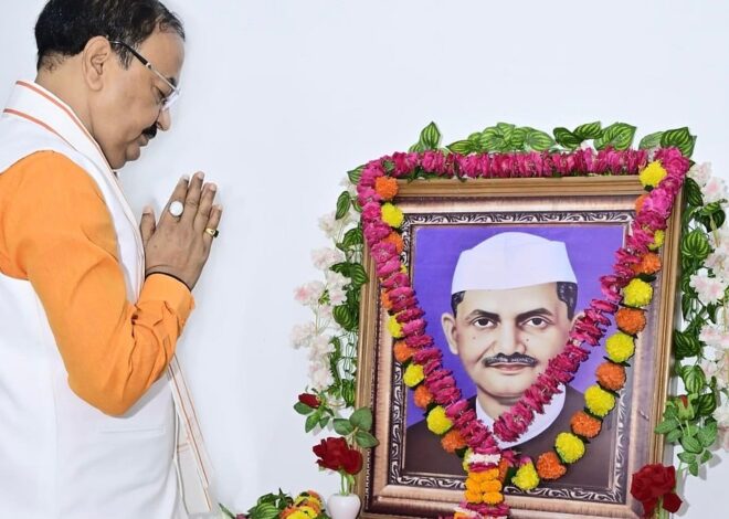 UP Deputy CM Keshav Prasad Maurya Pays Tribute To Mahatma Gandhi & Lal Bahadur Shastri On Birth Anniversary