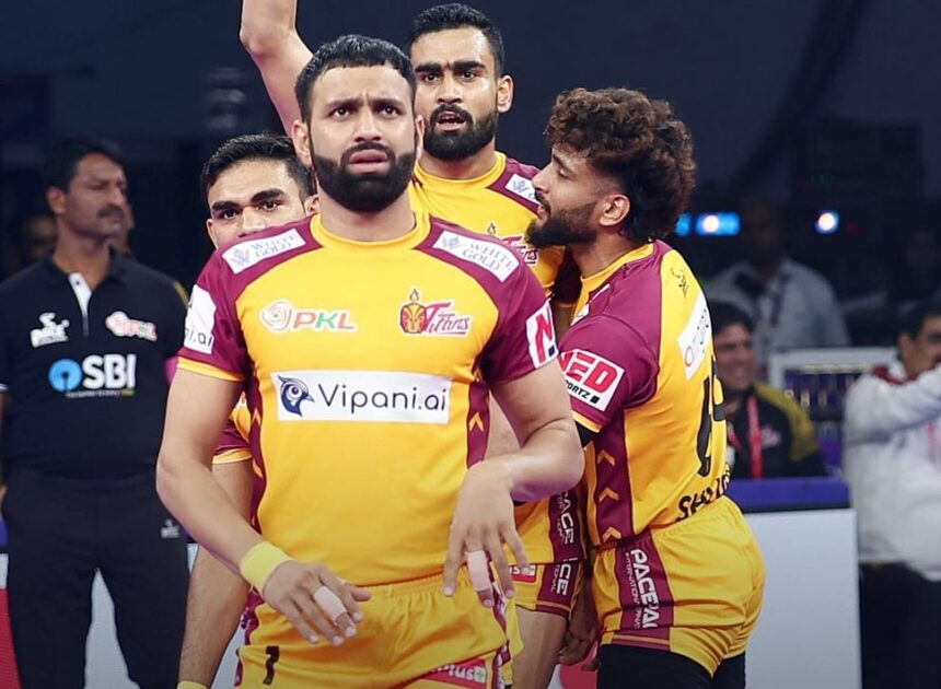 PKL 12: Telugu Titans Secure Comprehensive 46-29 Over Haryana Steelers