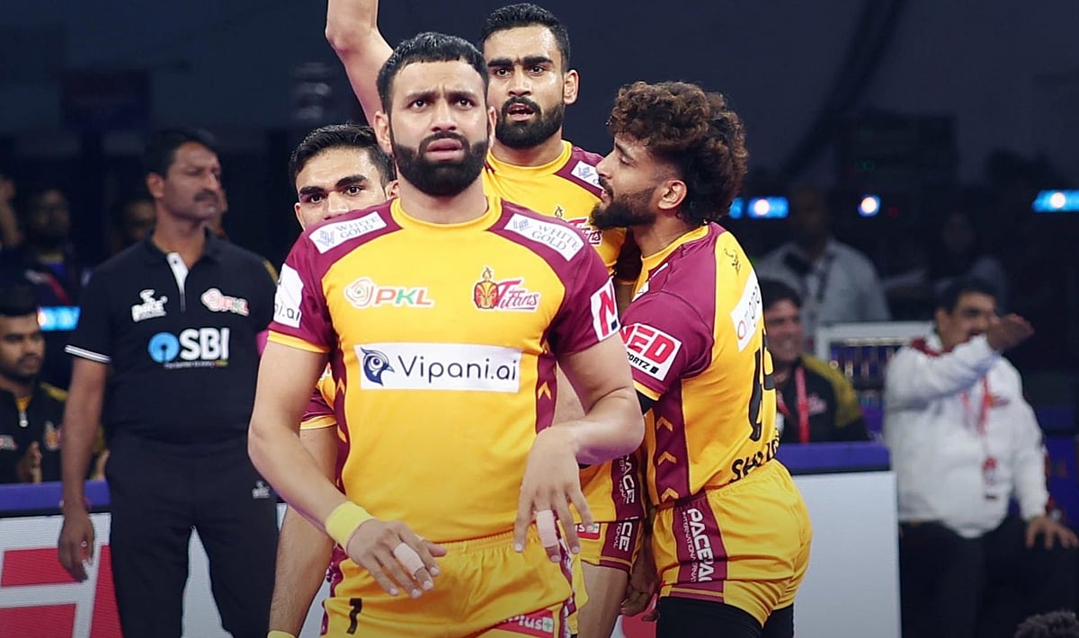 PKL 12: Telugu Titans Secure Comprehensive 46-29 Over Haryana Steelers