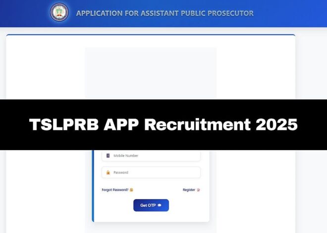 TSLPRB APP Recruitment 2025: Application Process Ends On October 5; Check Documents Required List Here