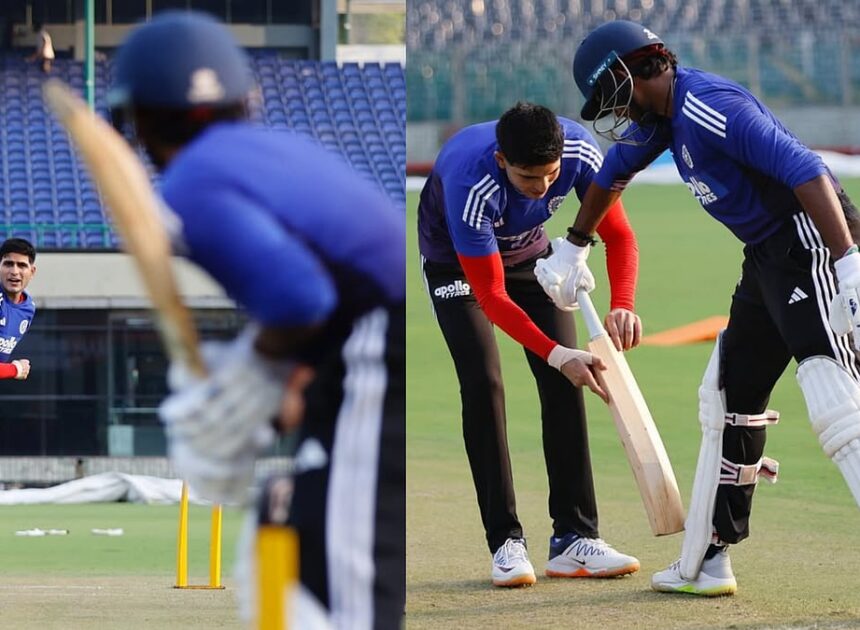 IND vs WI 2nd Test: Shubman Gill Mentors Sai Sudharsan Amid Poor Batting Form Before Delhi Test