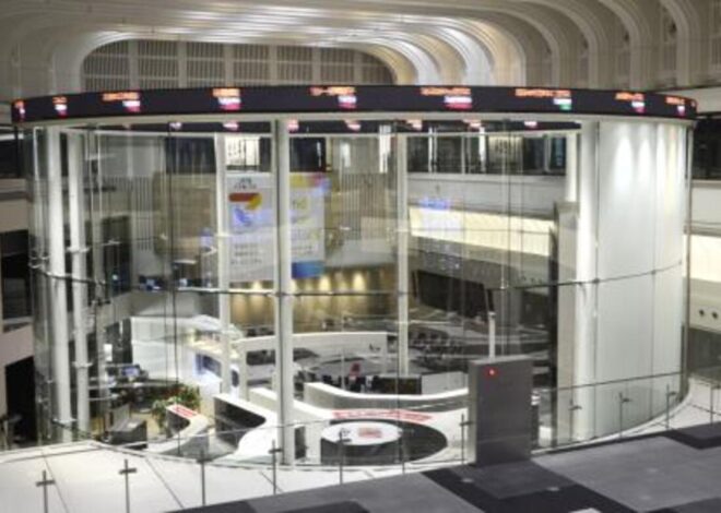 東証反落、終値は491円安　利益確定売り注文が広がる